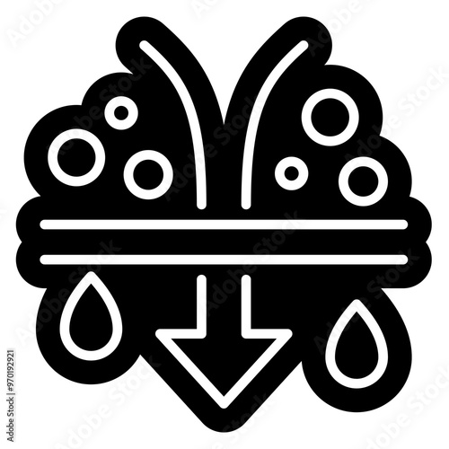 Procces Desalination of water icon