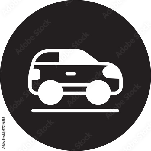 car glyph icon