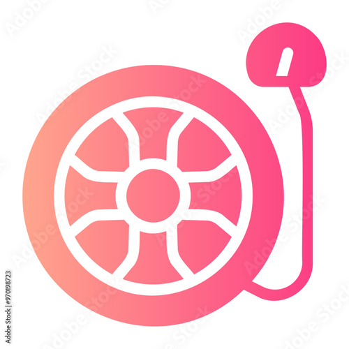wheel pressure gradient icon