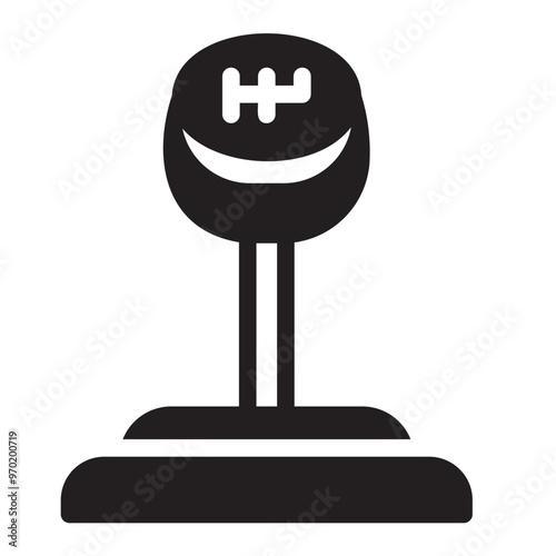 gear shift glyph icon