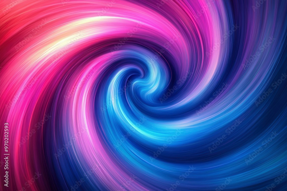 Obraz premium Abstract swirling pattern of pink, purple, and blue hues