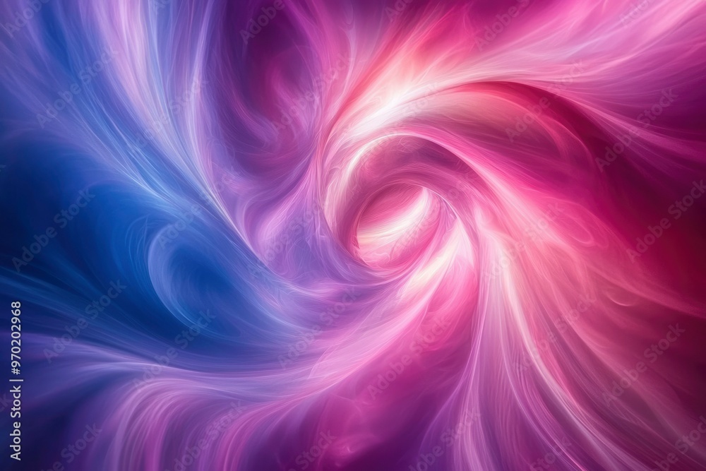 Abstract Swirling Purple and Blue Light Abstract Swirling Purple and Blue Light
