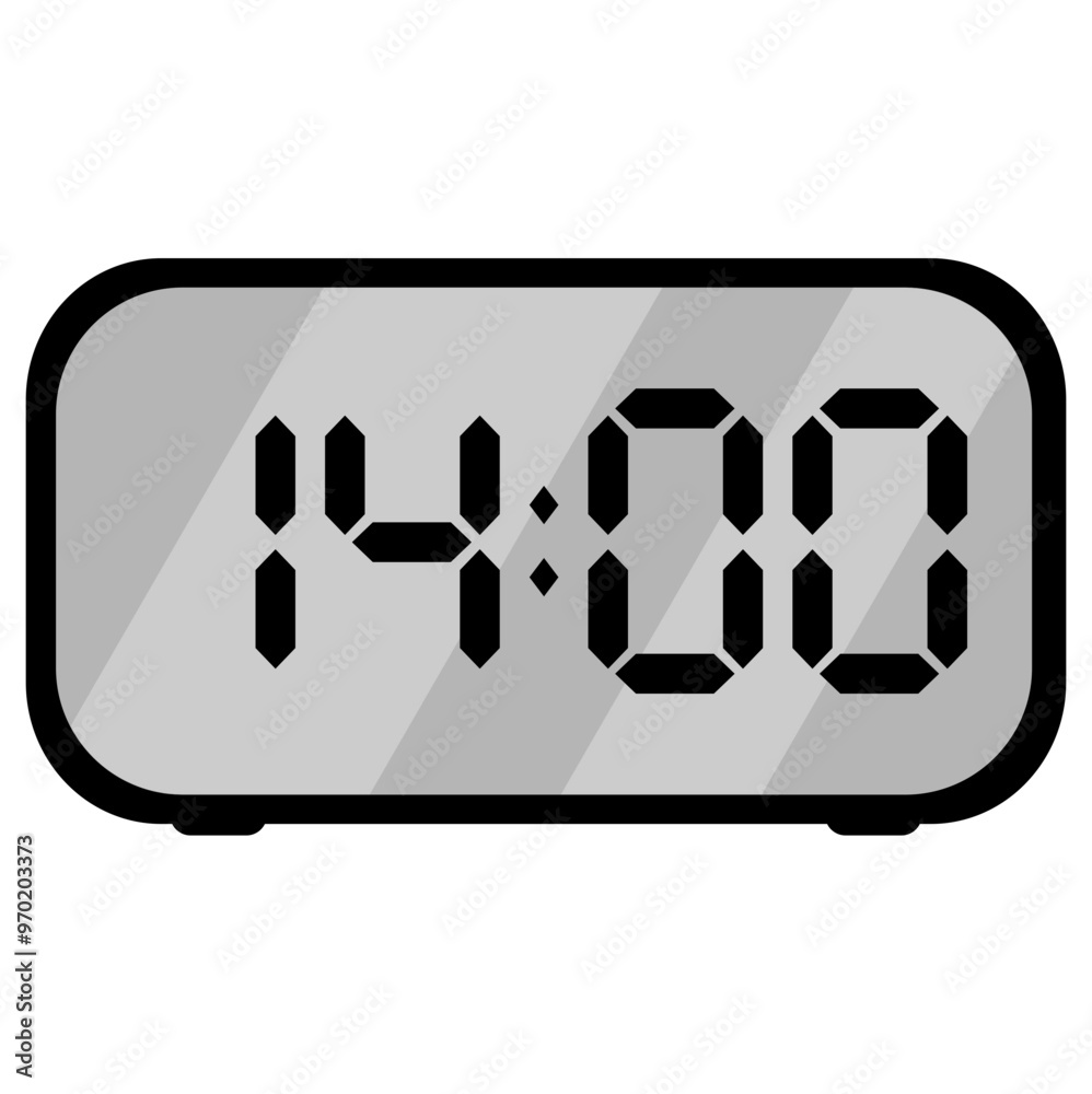digital clock at 2pm digital clock at 2pm