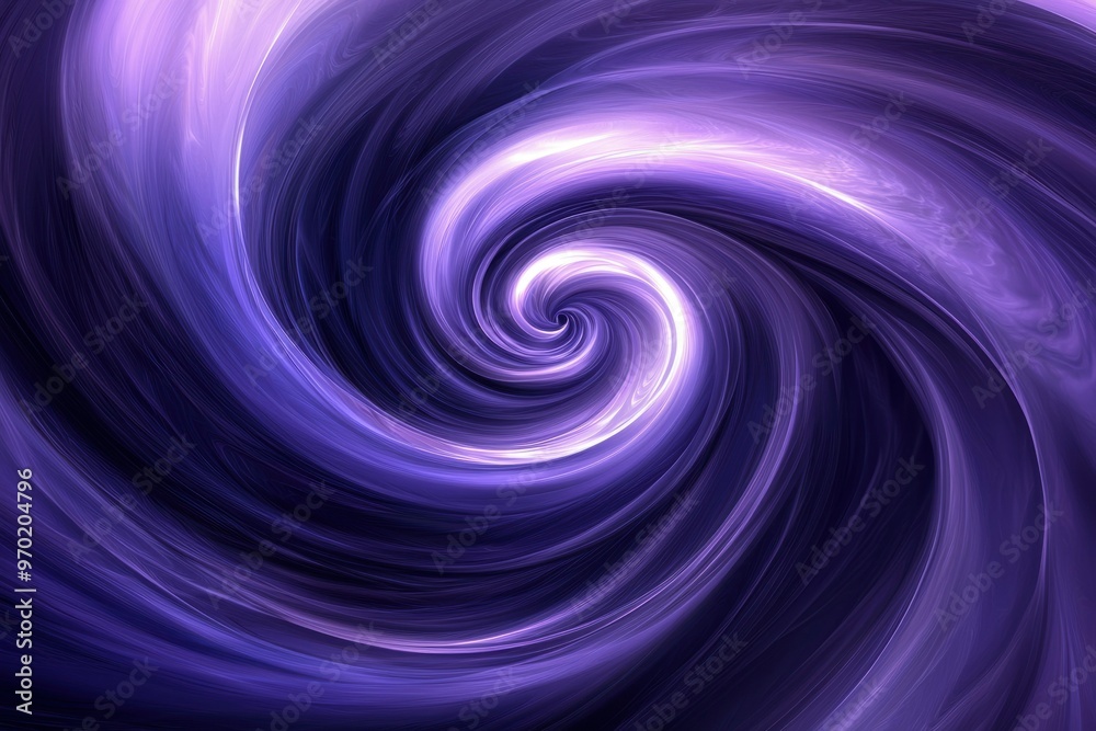 Fototapeta premium Abstract Purple and White Swirling Vortex