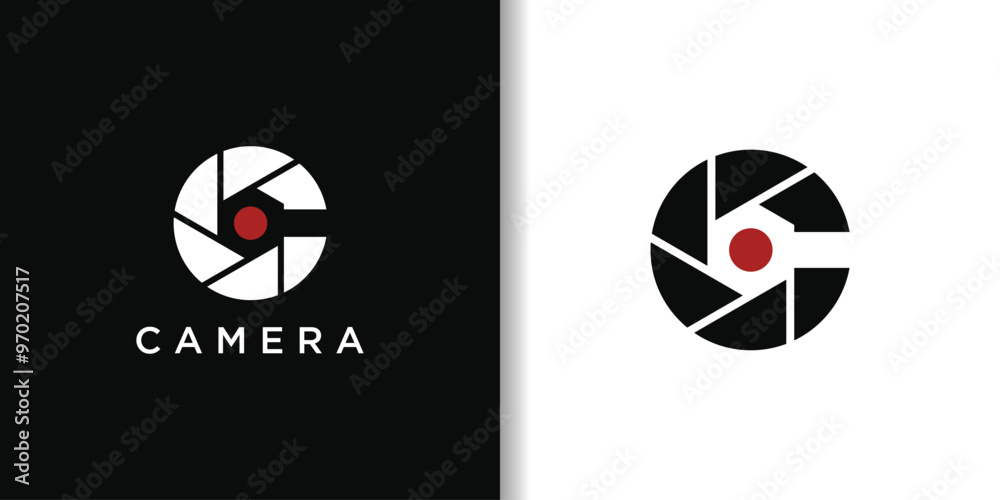 Camera logo design, Initial Letter C with lens photography. Premium Vector Camera logo design, Initial Letter C with lens photography. Premium Vector