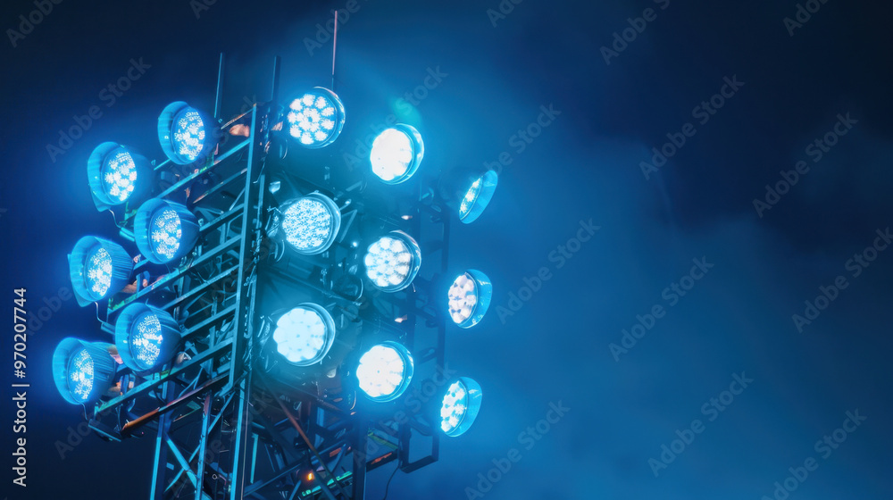 Field Lights: Floodlights on tall poles around the stadium, designed to illuminate the playing surface and enhance visibility for night events.
Field Lights: Floodlights on tall poles around the stadium, designed to illuminate the playing surface and enhance visibility for night events.