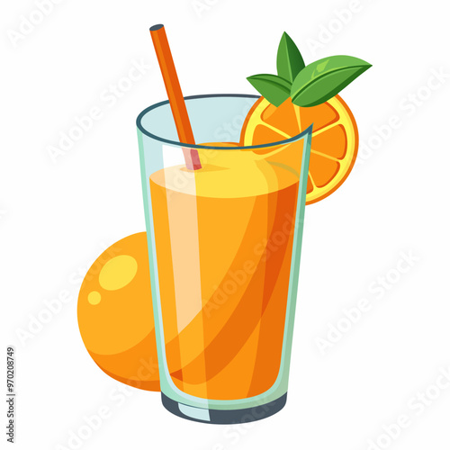 glass of orange juice