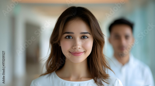Free Download Two Happy Professional Business People Team Asian - GFXLoad