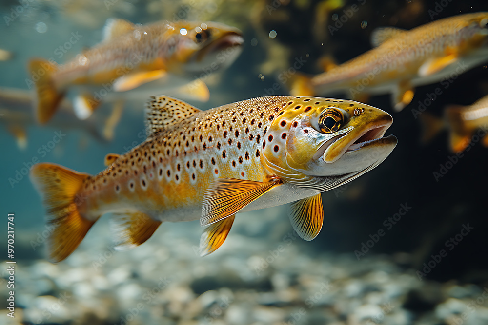 A realistic photo of wild salmon swimming upstream in a river during the spawning season, showcasing their natural behavior and vibrant colors in a dynamic, flowing environment.
A realistic photo of wild salmon swimming upstream in a river during the spawning season, showcasing their natural behavior and vibrant colors in a dynamic, flowing environment.