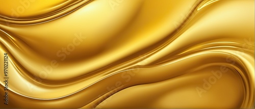 Abstract Gold Swirls Background