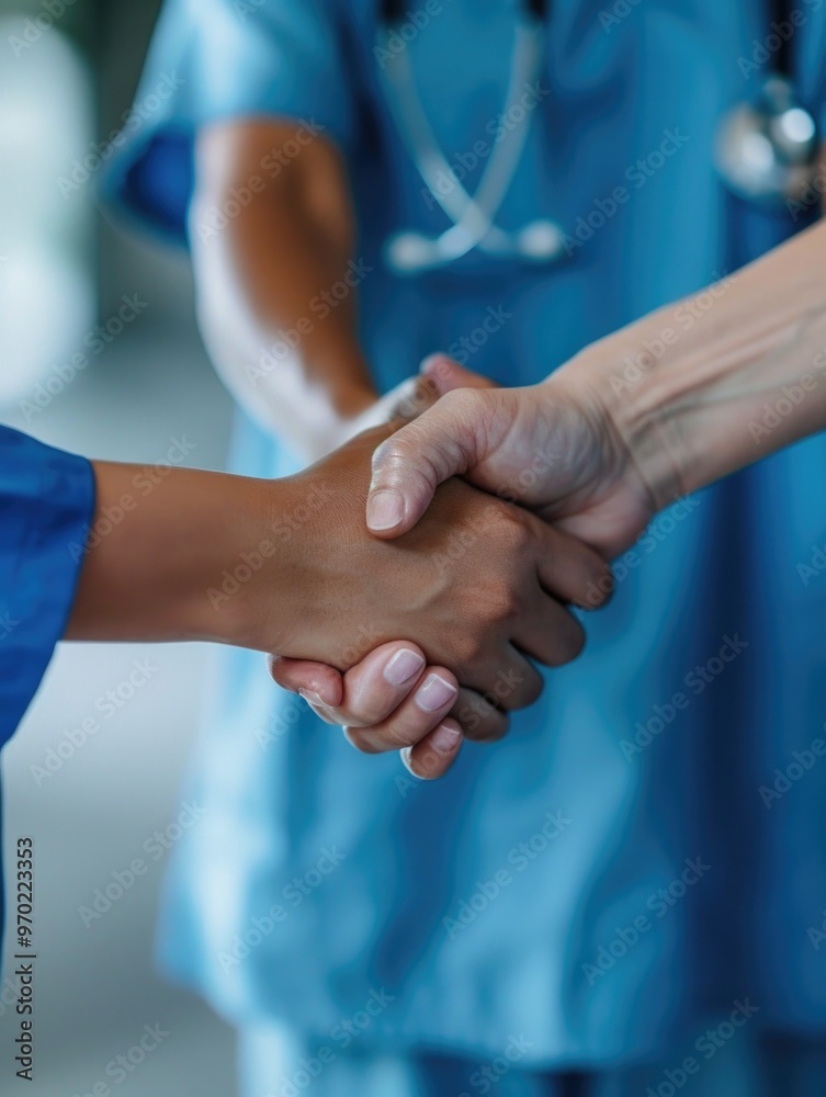 Healthcare Professionals Shaking Hands