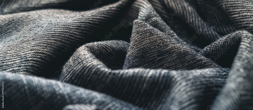 Gray Wool Jacket Lining Background Gray Wool Jacket Lining Background