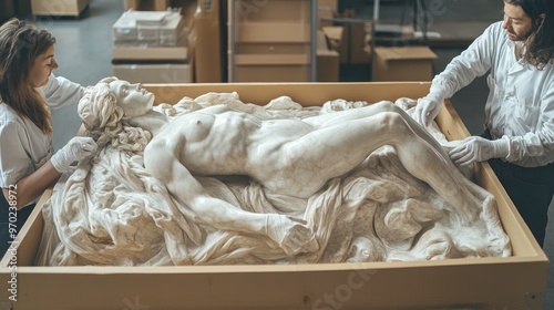 Art Handling: The Careful Preservation of a Marble Sculpture