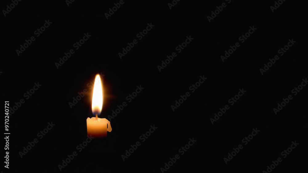 Halloween background featuring candlelight with vast dark space Halloween background featuring candlelight with vast dark space