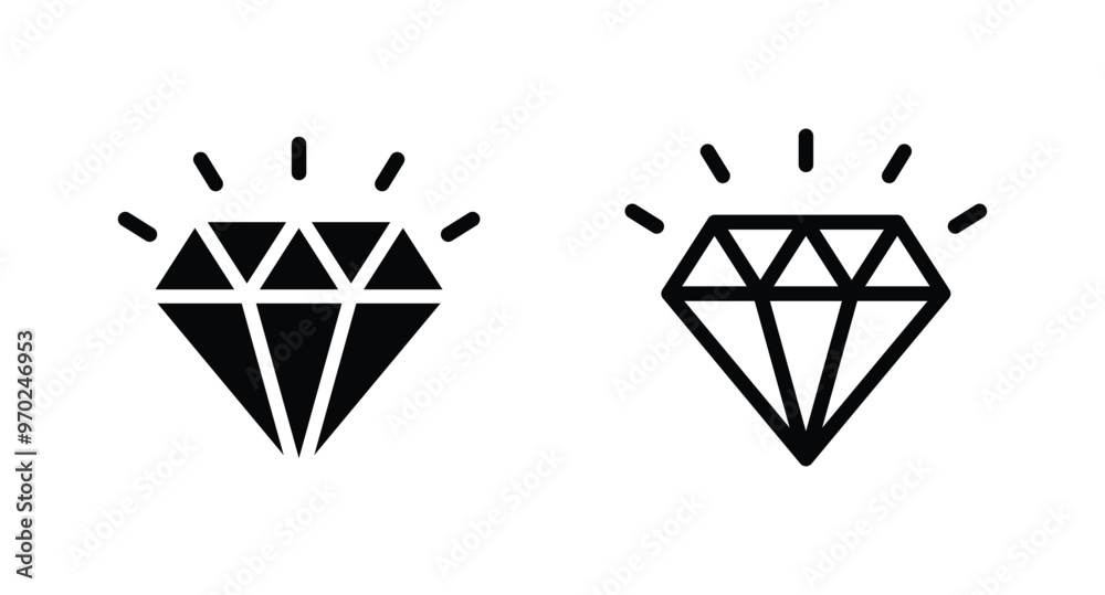 diamond icon vector. diamond sign icon for web site diamond icon vector. diamond sign icon for web site