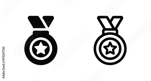 Approval , verified, quality symbol. Certified, qualified medal icon vector.