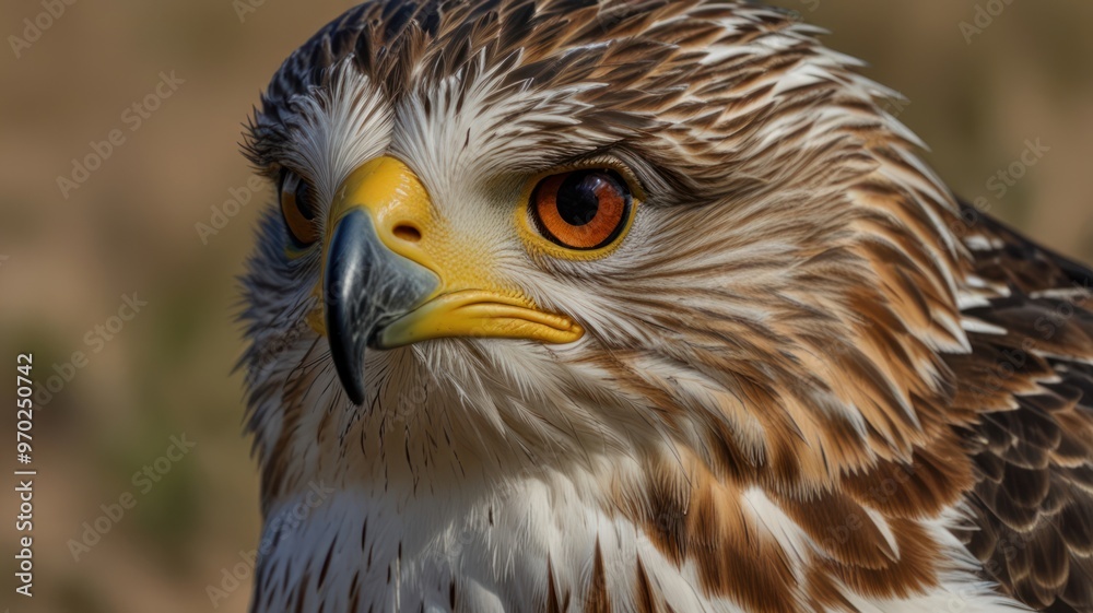 A Close-Up Portrait of a Powerful Bird A Close-Up Portrait of a Powerful Bird