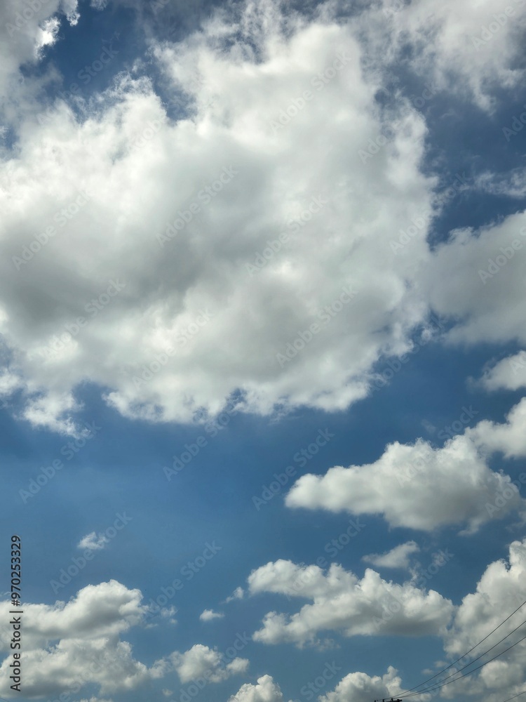 Fototapeta premium blue sky with clouds