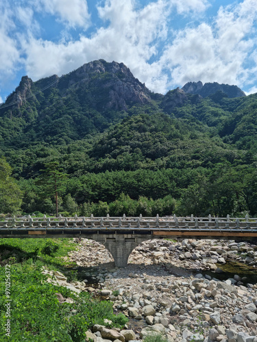 This is the scenery of Seorakan peak and national park.