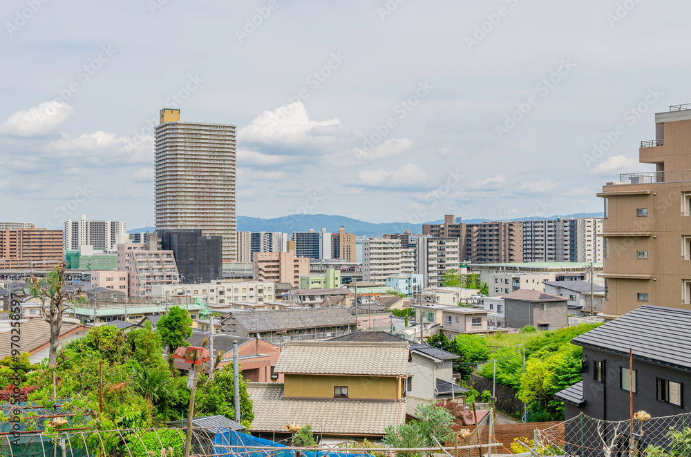 大津市の都市風景