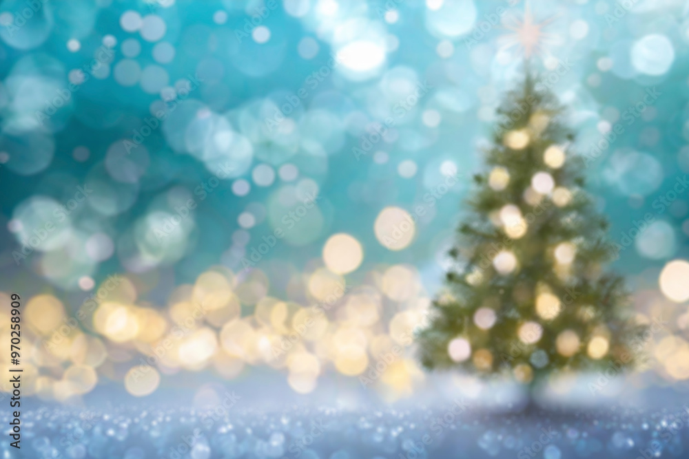 Defocused bokeh and blur christmas tree and lights glitter sparkle background. Defocused bokeh and blur christmas tree and lights glitter sparkle background.