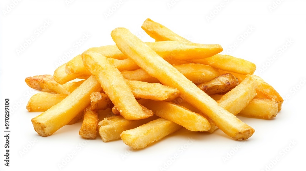 A Pile of Golden French Fries A Pile of Golden French Fries