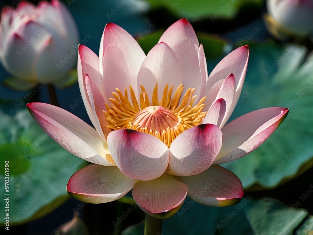 stunning close up photo of lotus flower during the day stunning close up photo of lotus flower during the day