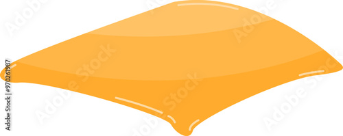Burger cheese slice