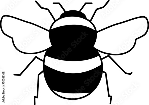 Bee honey icon