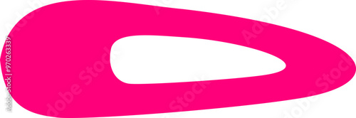 Pink hairpin hairclips