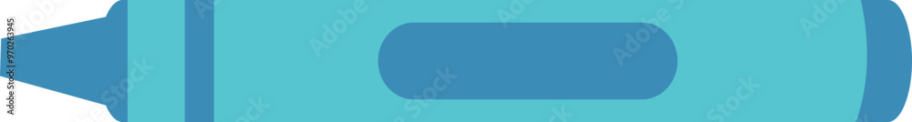 Obraz premium Painting tool blue crayon