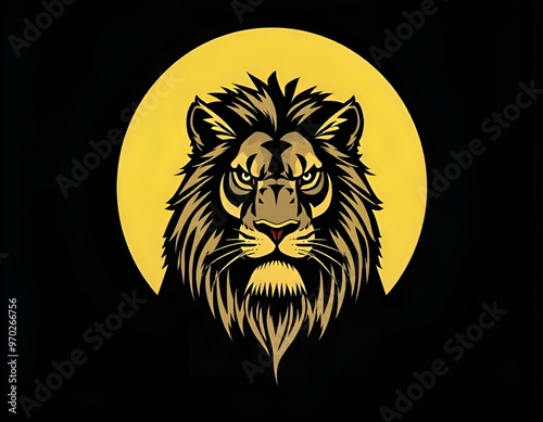 lion head illustration