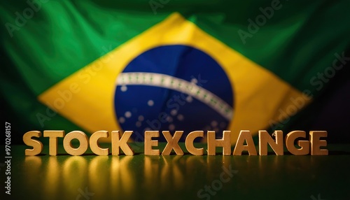 Brazilian Stock Exchange Representation with Flag