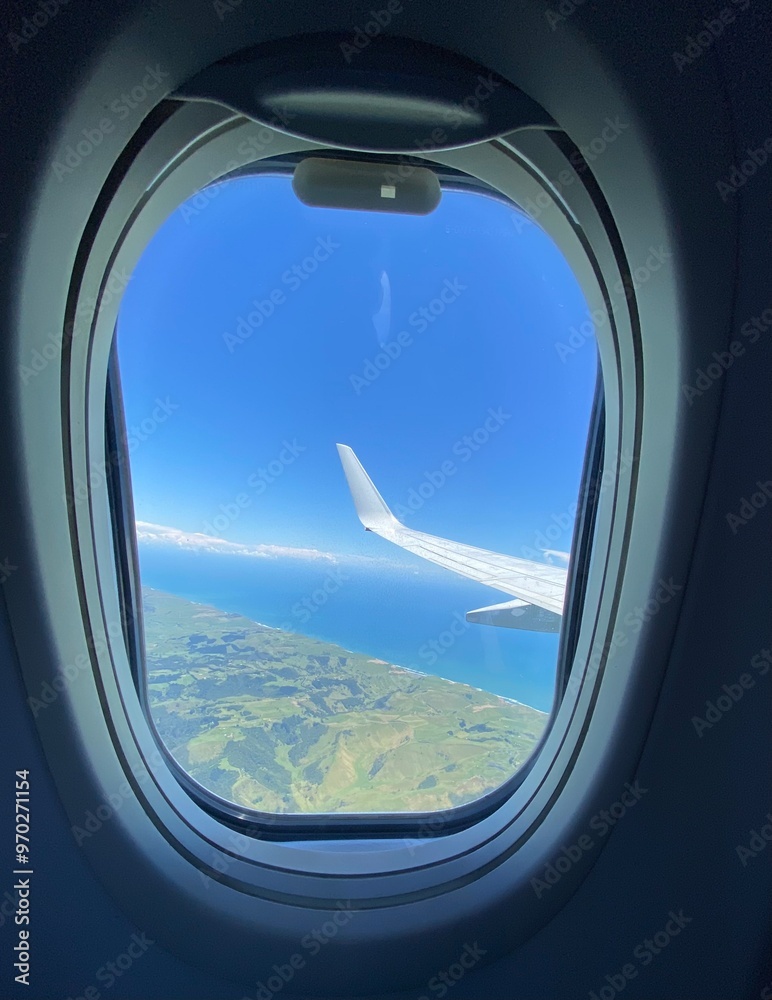 view from airplane window