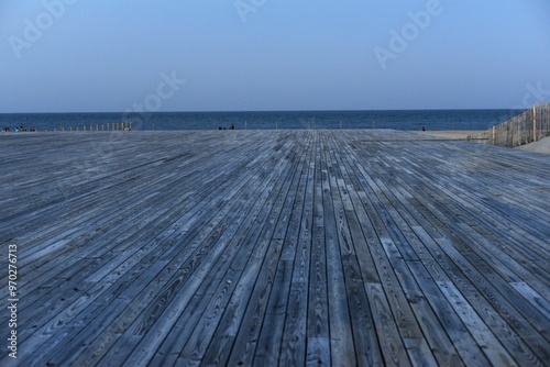 wooden pier on the beach