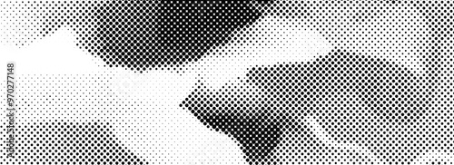 Abstract dotted distorted halftone texture. Pixelated smoke or stream wavy flow background. Twisted grunge wavy gradient pattern. Retro raster grit noise backdrop. Vector comic style overlay wallpaper