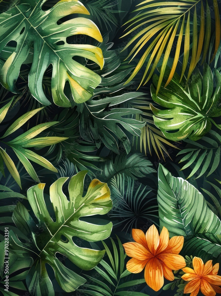 Tropical Leaf Pattern Tropical Leaf Pattern