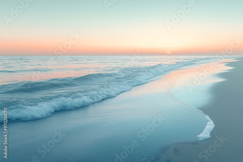 Beach sunset poetic