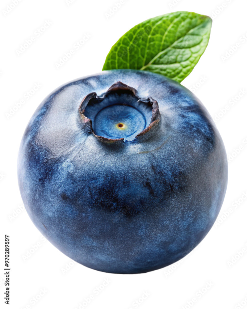 Obraz premium Blueberry Image on Transparent Background - Crisp PNG for Your Design Needs