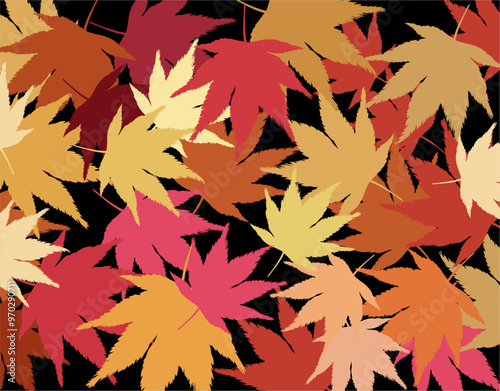 silueta arbol, arbusto, hojas, ramas, otoño, ilustracion, bosques, naturaleza, sequia, atmosfera
