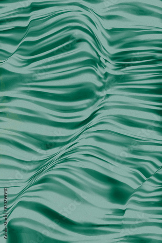 Abstract water ripples surface textures, turquoises wallpaper background. Copy space. 
