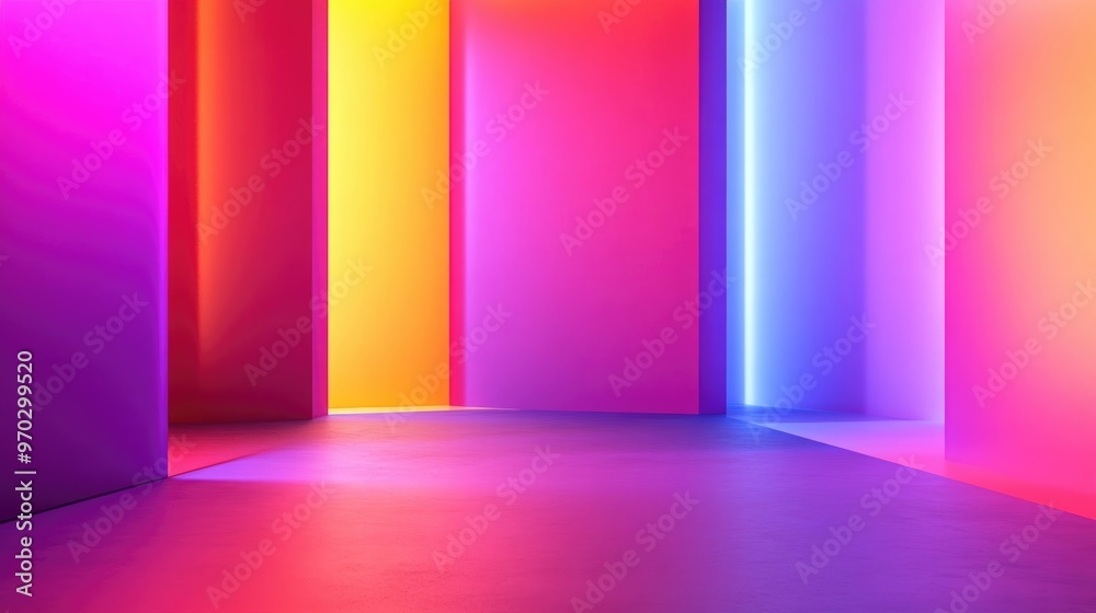 3D Rendering Of Abstract Multicolor Neon Background Wallpaper Illustration High Quality Art 3D Rendering Of Abstract Multicolor Neon Background Wallpaper Illustration High Quality Art