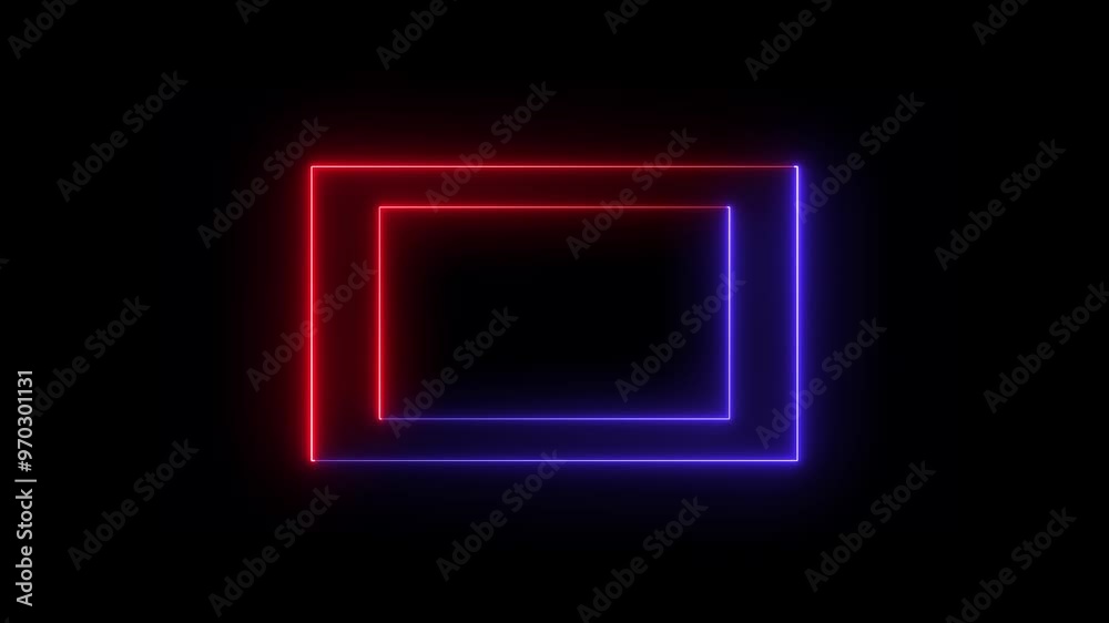 abstract glowing neon rectangle border frame. Animated Rectangle neon glowing frame background. Colorful laser show seamless loop 4K border. Stylish neon frame. abstract glowing neon rectangle border frame. Animated Rectangle neon glowing frame background. Colorful laser show seamless loop 4K border. Stylish neon frame.