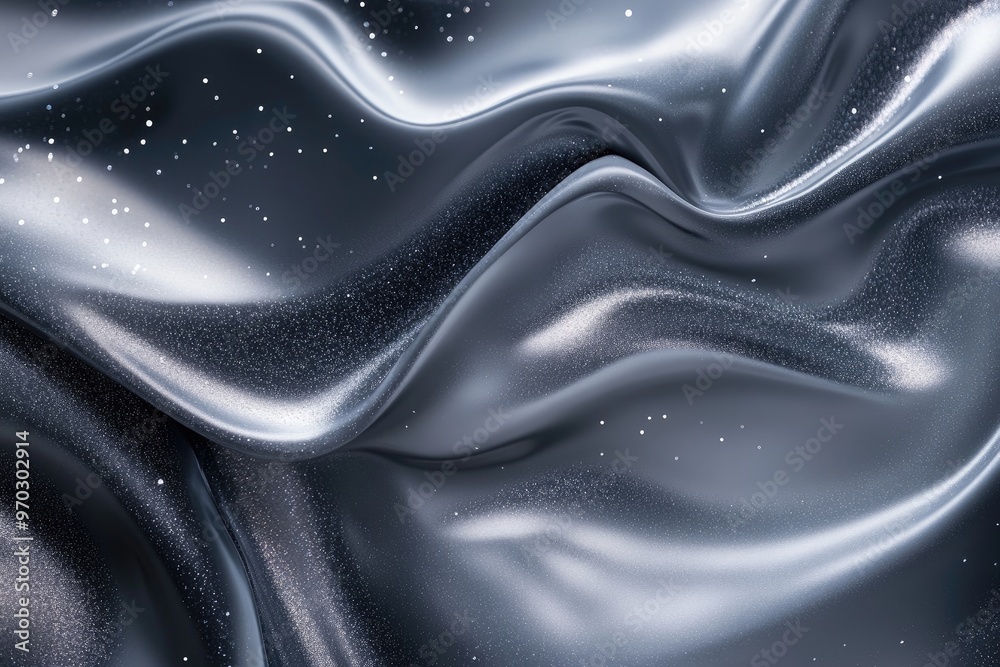 Obraz premium Vibrant abstract background in grey with shimmering glitter