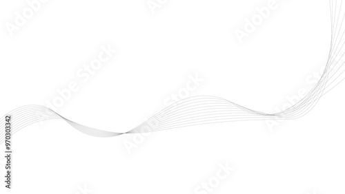 Abstract background with wavy lines. EPS10. ynamic flowing wave lines design element. Futuristic technology and sound wave pattern. Use for cover template, poster, web banner, Print ad