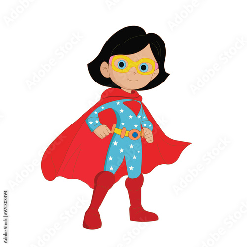 Character Cartoon of superwoman