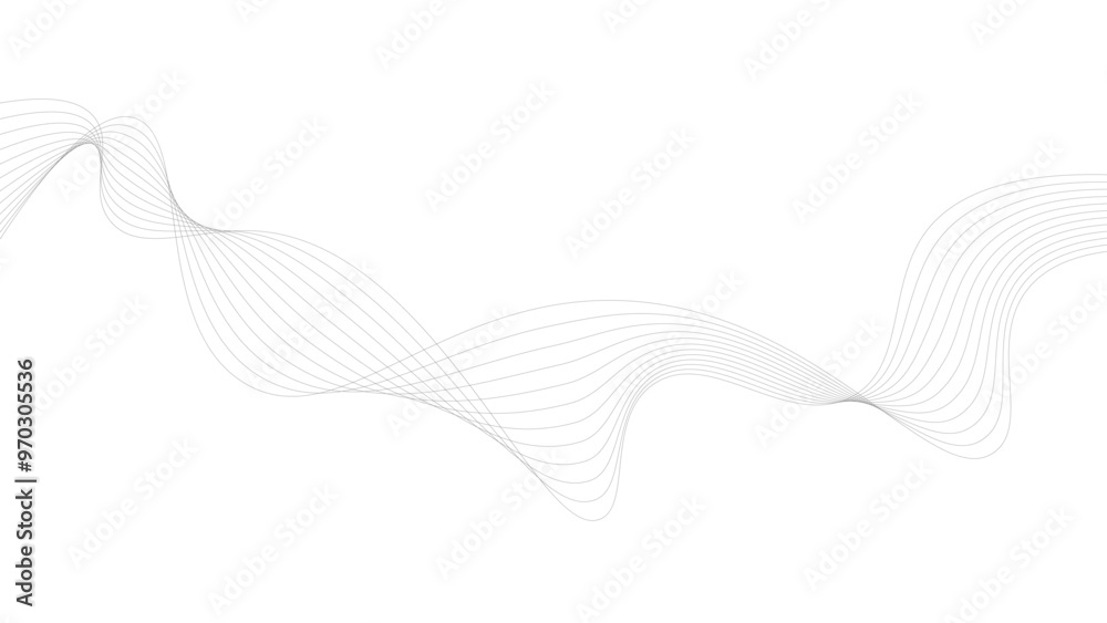 Abstract background with wavy lines. EPS10. ynamic flowing wave lines design element. Futuristic technology and sound wave pattern. Use for cover template, poster, web banner, Print ad