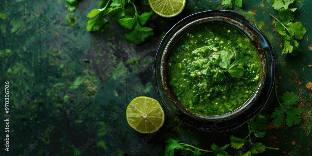 Fresh Lime, Cilantro, and Jalapeno Green Sauce Fresh Lime, Cilantro, and Jalapeno Green Sauce