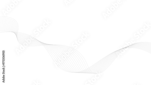 Abstract background with wavy lines. EPS10. ynamic flowing wave lines design element. Futuristic technology and sound wave pattern. Use for cover template, poster, web banner, Print ad