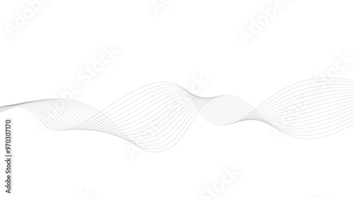 Abstract background with wavy lines. EPS10. ynamic flowing wave lines design element. Futuristic technology and sound wave pattern. Use for cover template, poster, web banner, Print ad